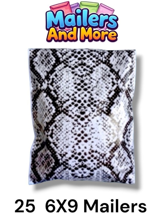 Other - 25 6X9 Poly Mailers, Snake, Shipping Envelopes PRICE IS FIRM